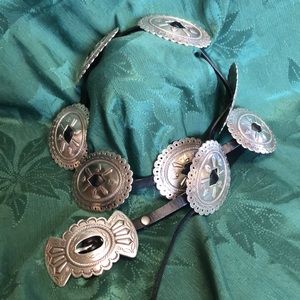 Nocona XL Black Concho Belt